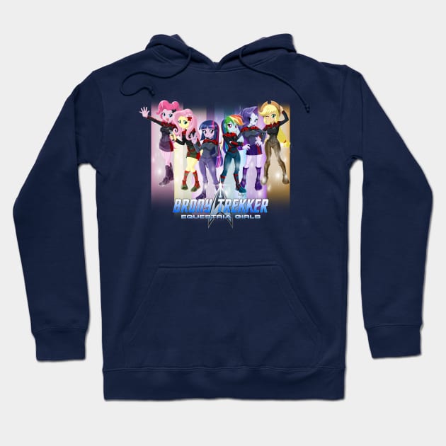 Brony Trekker: Equestria Girls Group Ver. Hoodie by CaptRicoSakara